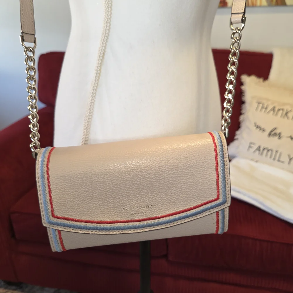 Kate Spade New York Eva Embroidered Crossbody Wallet - Picture 5 of 16